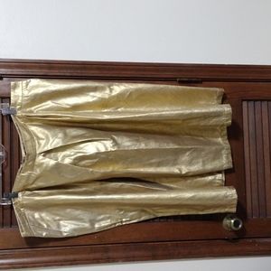 4x Gold Who What Wear Skirt with Pockets